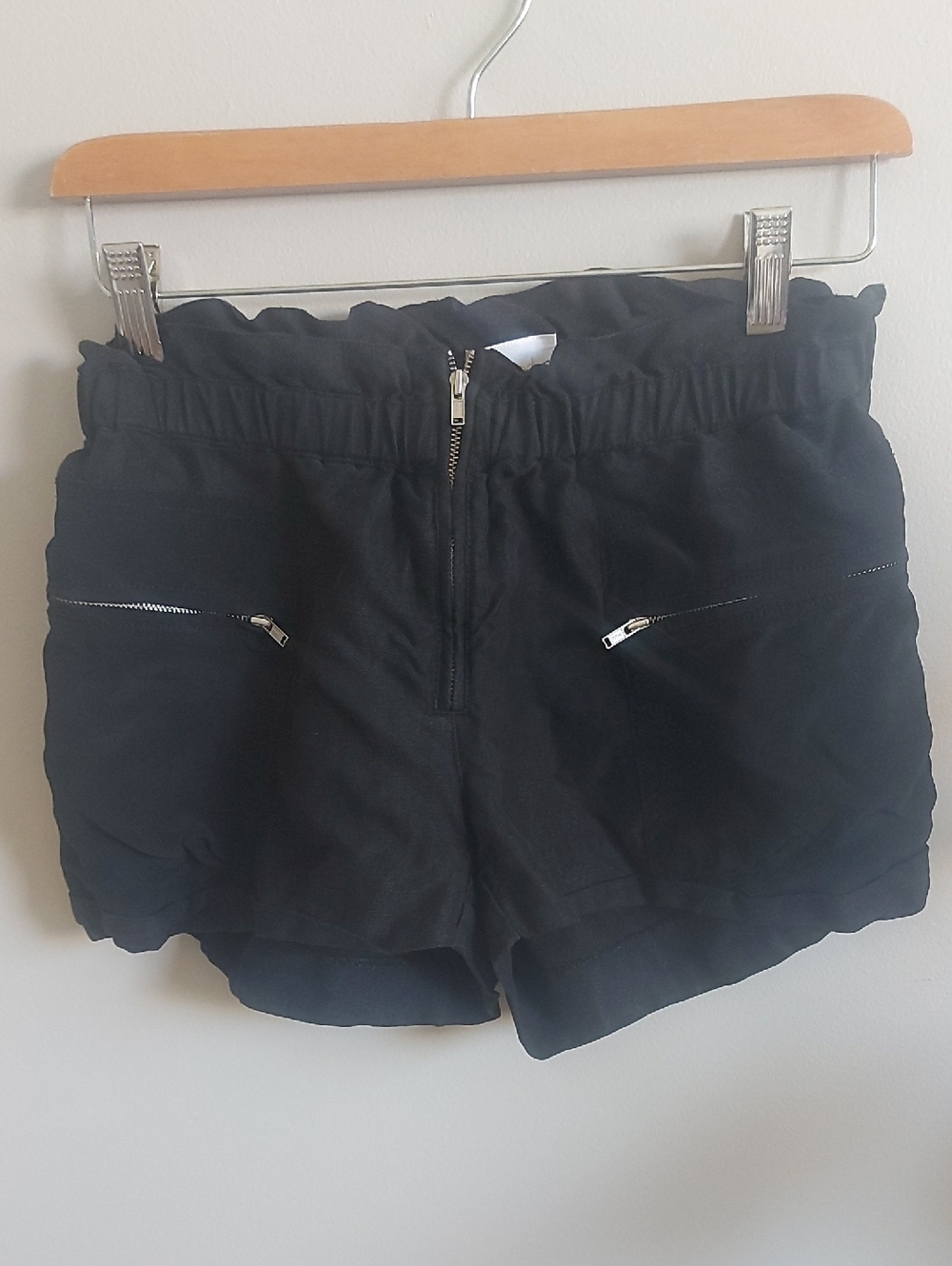 Wilfred Paperbag Shorts with Zipper Pockets Sz 4